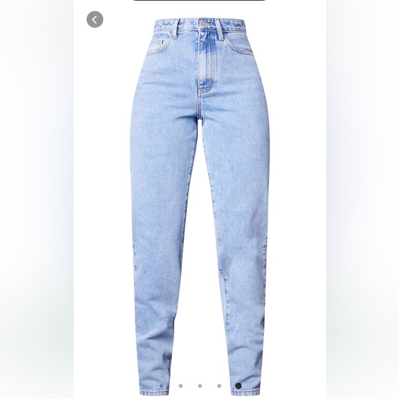 PLT Light Blue Basic Mom Jeans - Picture 5 of 7